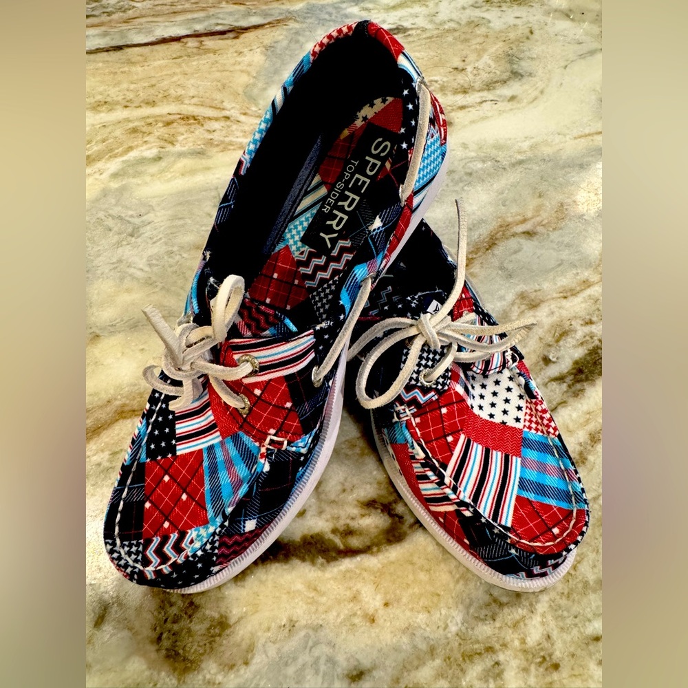 Sperry Top Slider Patriotic Shoe